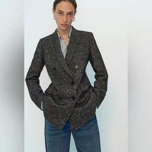Zara wool blend blazer limited edition